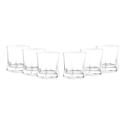 Display 6 Vasos Vivaldi W/B 250 Cc 0105Cl6In Cristar