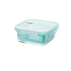 Contenedor Hermético Vidrio Cuadrado 740 Ml Allegra